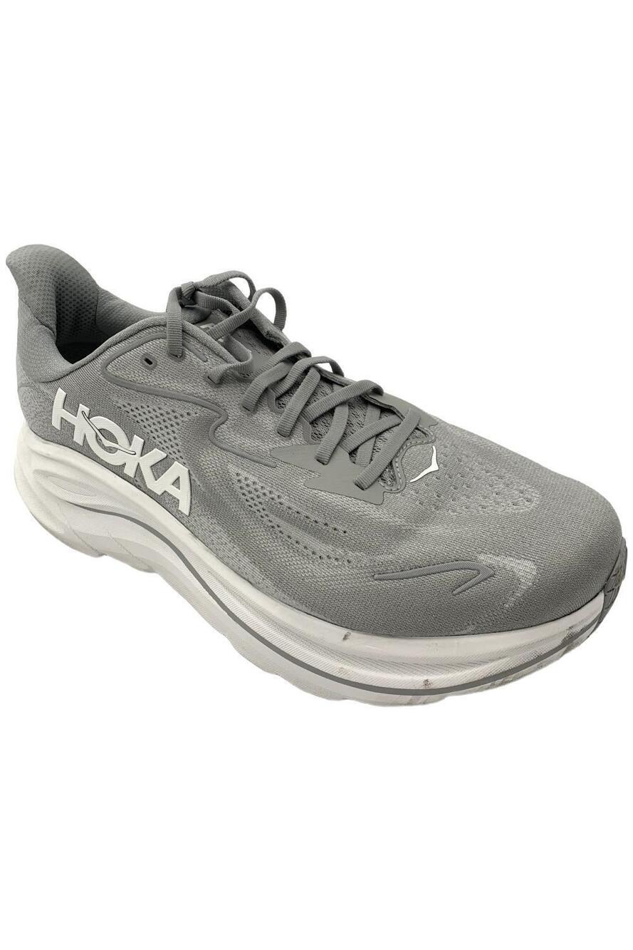 Hoka Men's Clifton 10 Sneakers Stellar Grey/Stardust - Wide